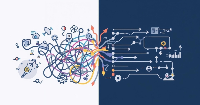 Automação sem processo só automatiza o caos: por que organizar sua empresa vem antes da tecnologia 1 Automação sem processo só automatiza o caos | TAGDIGI